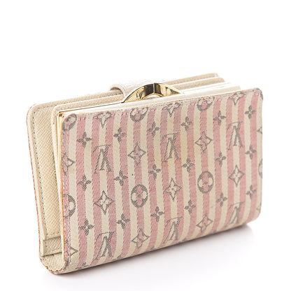 Louis Vuitton Mini Lin Croisette French Purse Wallet Rouge 3 of 6