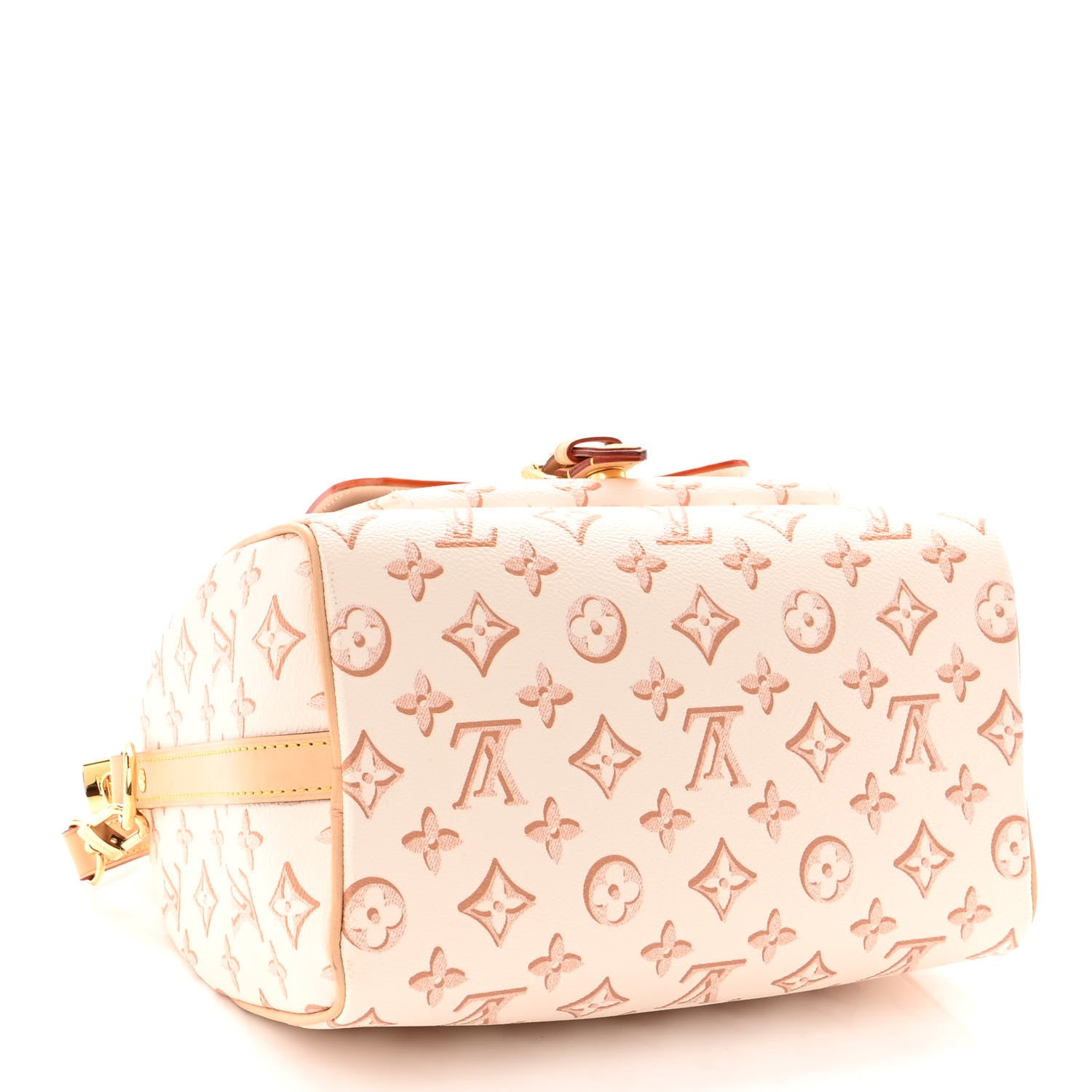 Louis Vuitton Monogram Fall for You Speedy Bandouliere 25 Beige Clair 4 of 9