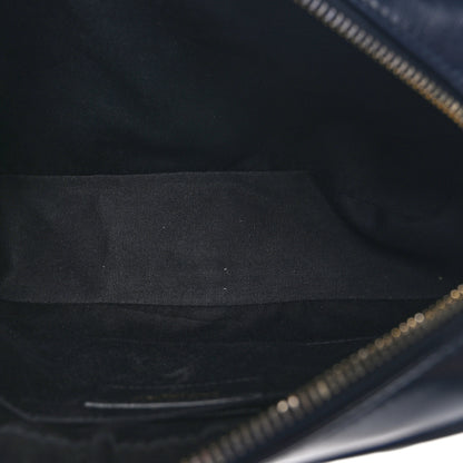 Saint Laurent Calfskin Matelasse Monogram Lou Camera Bag Deep Marine 5 of 11