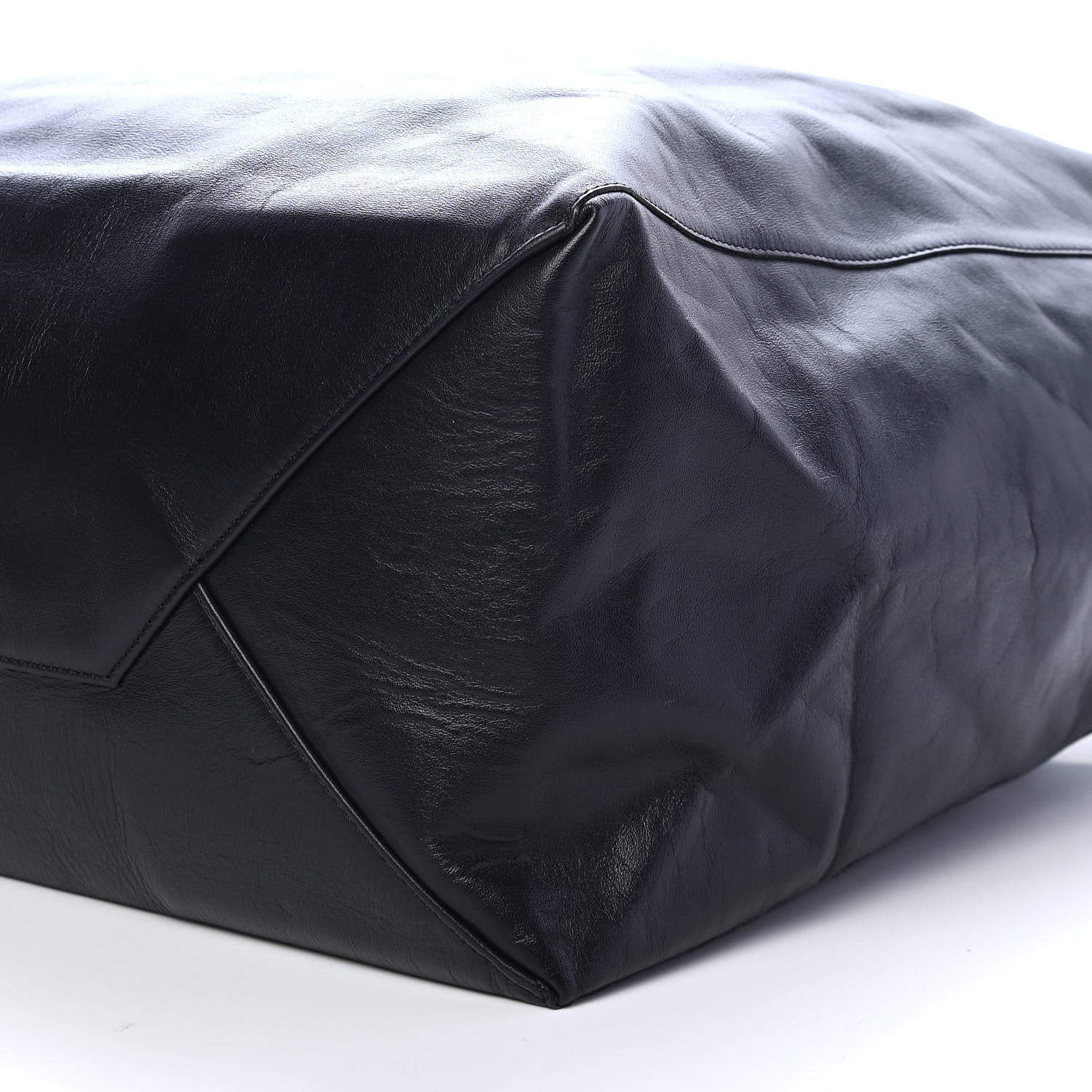 Celine Lambskin Horizontal Cabas Dark Navy 10 of 10