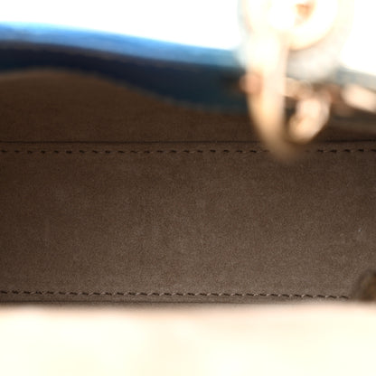 Christian Dior Lizard Gradient Mini Lady Dior Metal Blue 5 of 12