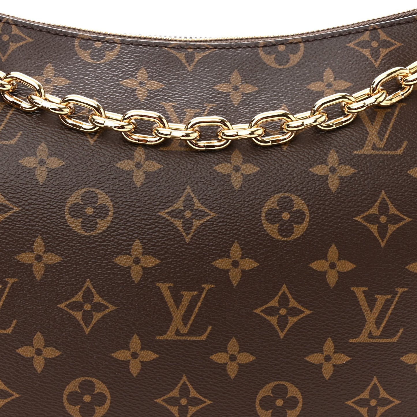 Reverse Monogram Loop Hobo