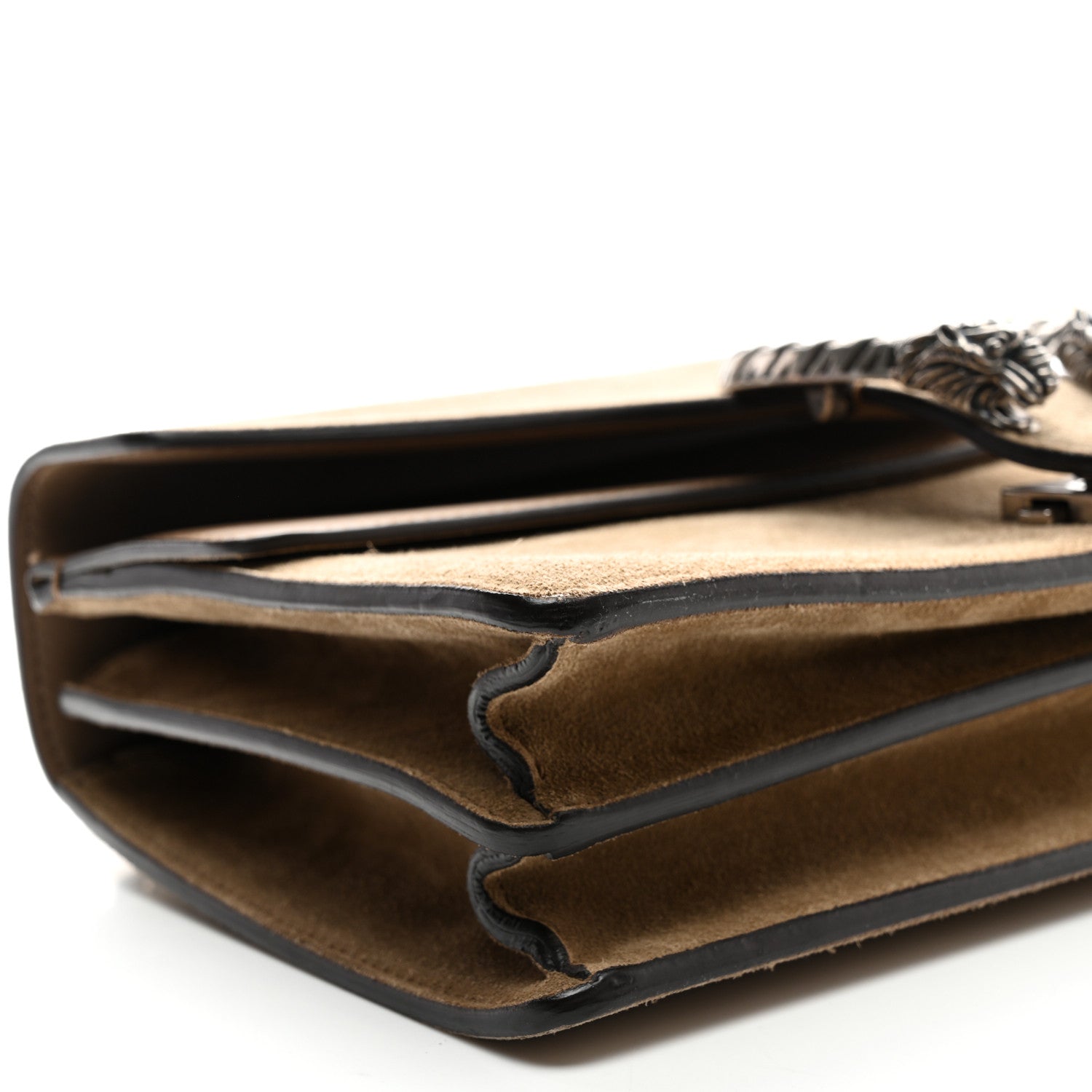 Gucci Suede Small Dionysus Shoulder Bag Taupe 8 of 9