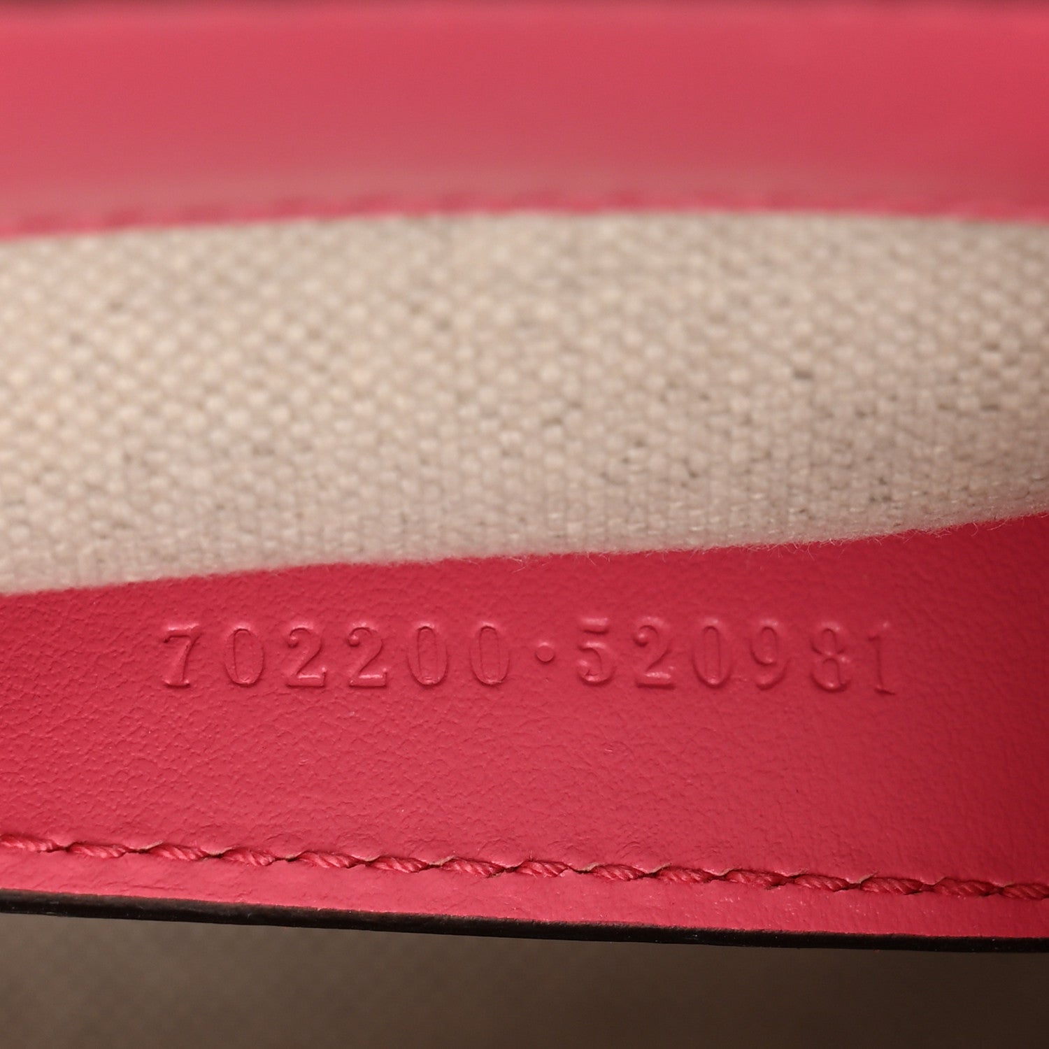 Gucci Calfskin GG Matelasse Small Slim Chain Shoulder Bag Rhodamine Pink Natural 8 of 11