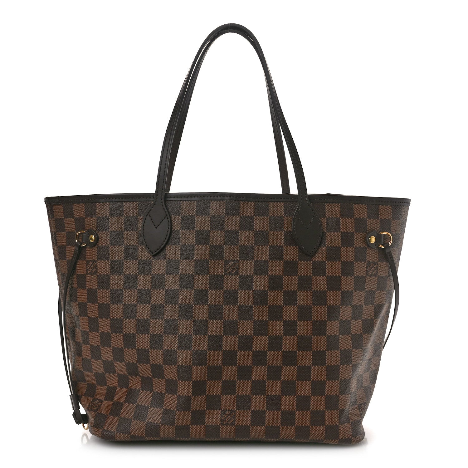 Louis Vuitton Damier Ebene Neo Neverfull MM Rose Ballerine 1 of 10