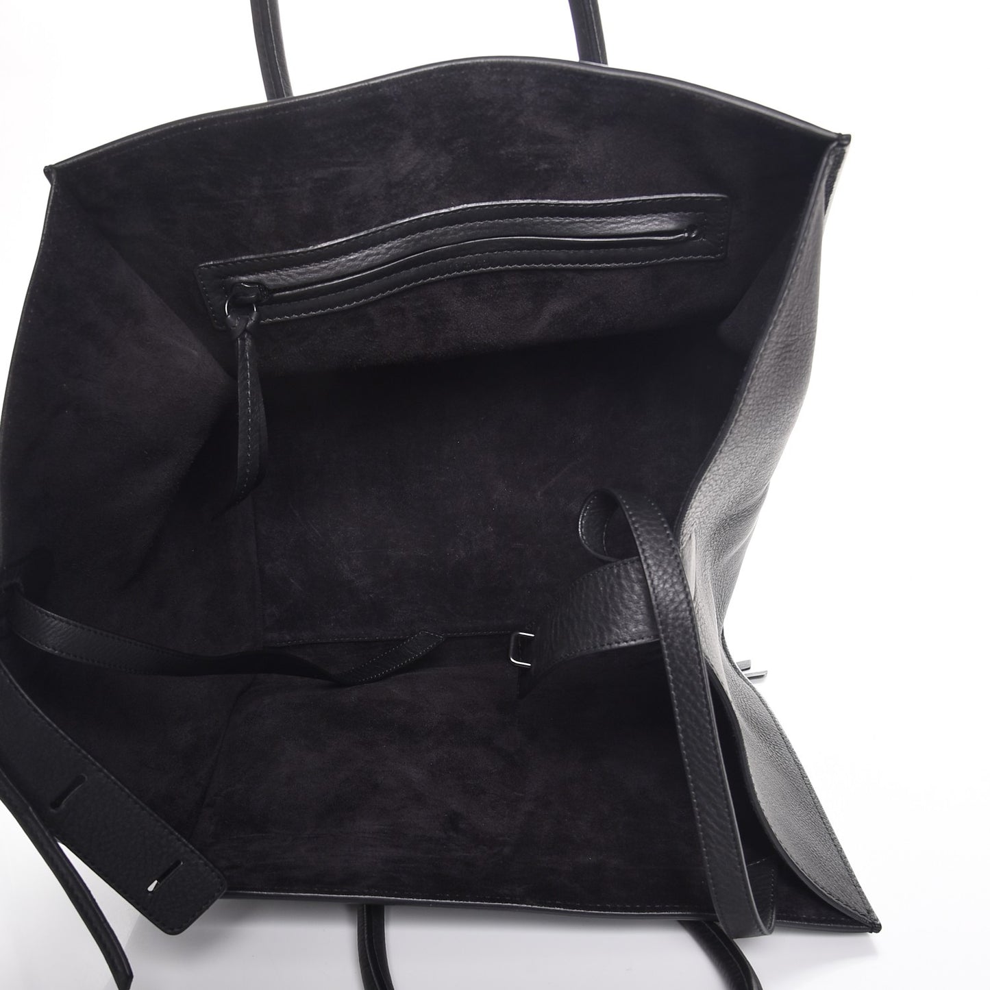 Supple Calfskin Medium Phantom Luggage Black