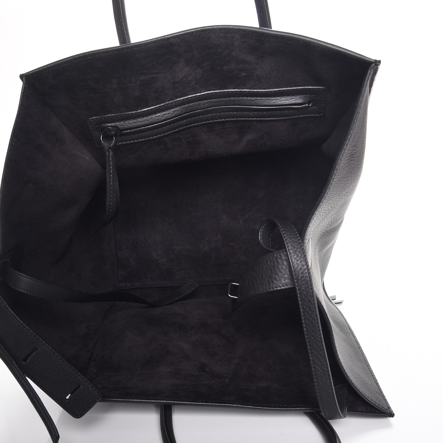 Celine Supple Calfskin Medium Phantom Luggage Black 5 of 10