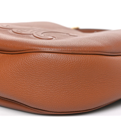 Celine Supple Calfskin Medium Triomphe Heloise Shoulder Bag Tan 11 of 11
