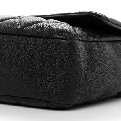 Chanel Caviar Quilted Jumbo Easy Flap Black 10 of 13