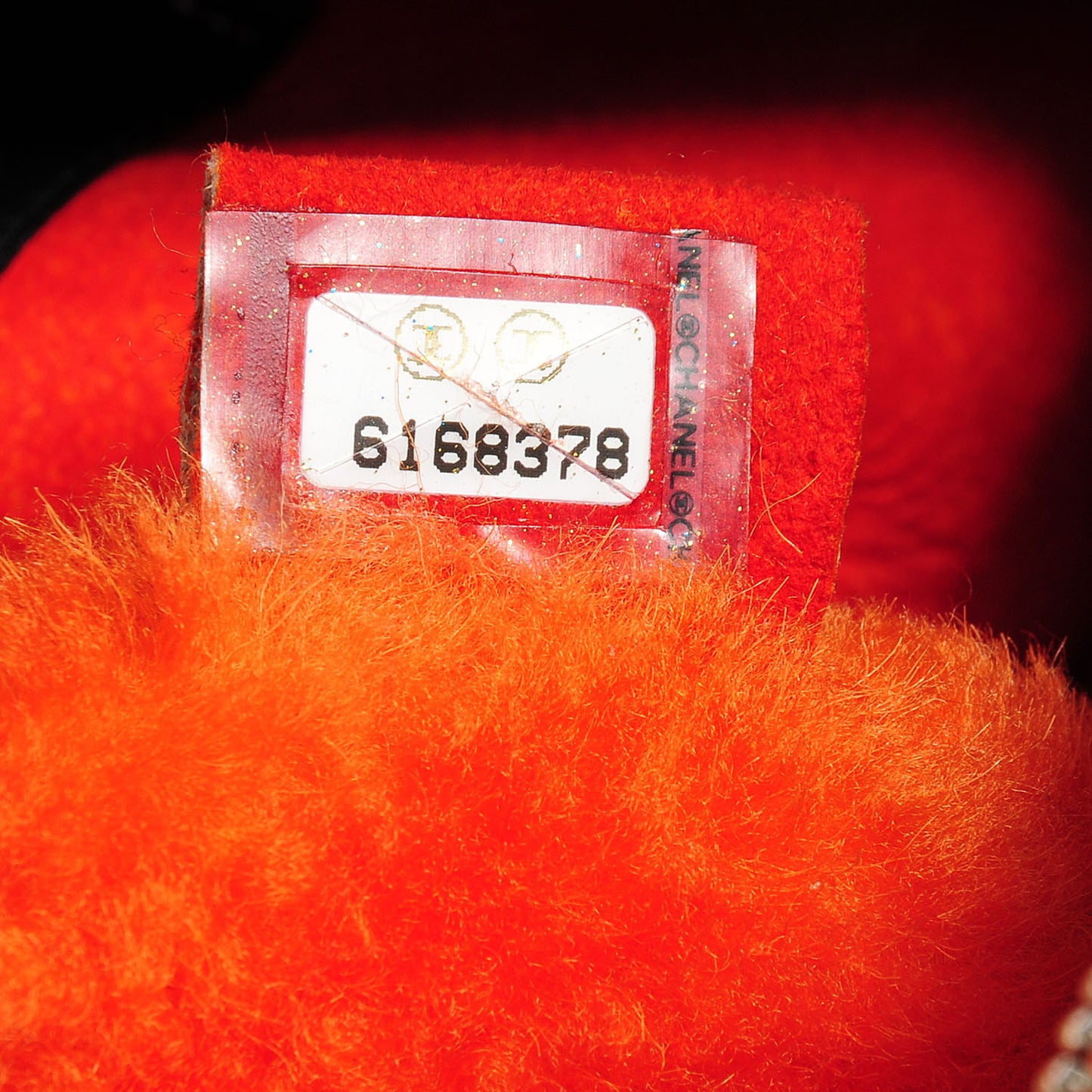Suede Shearling Fur Shoulder Bag Orange