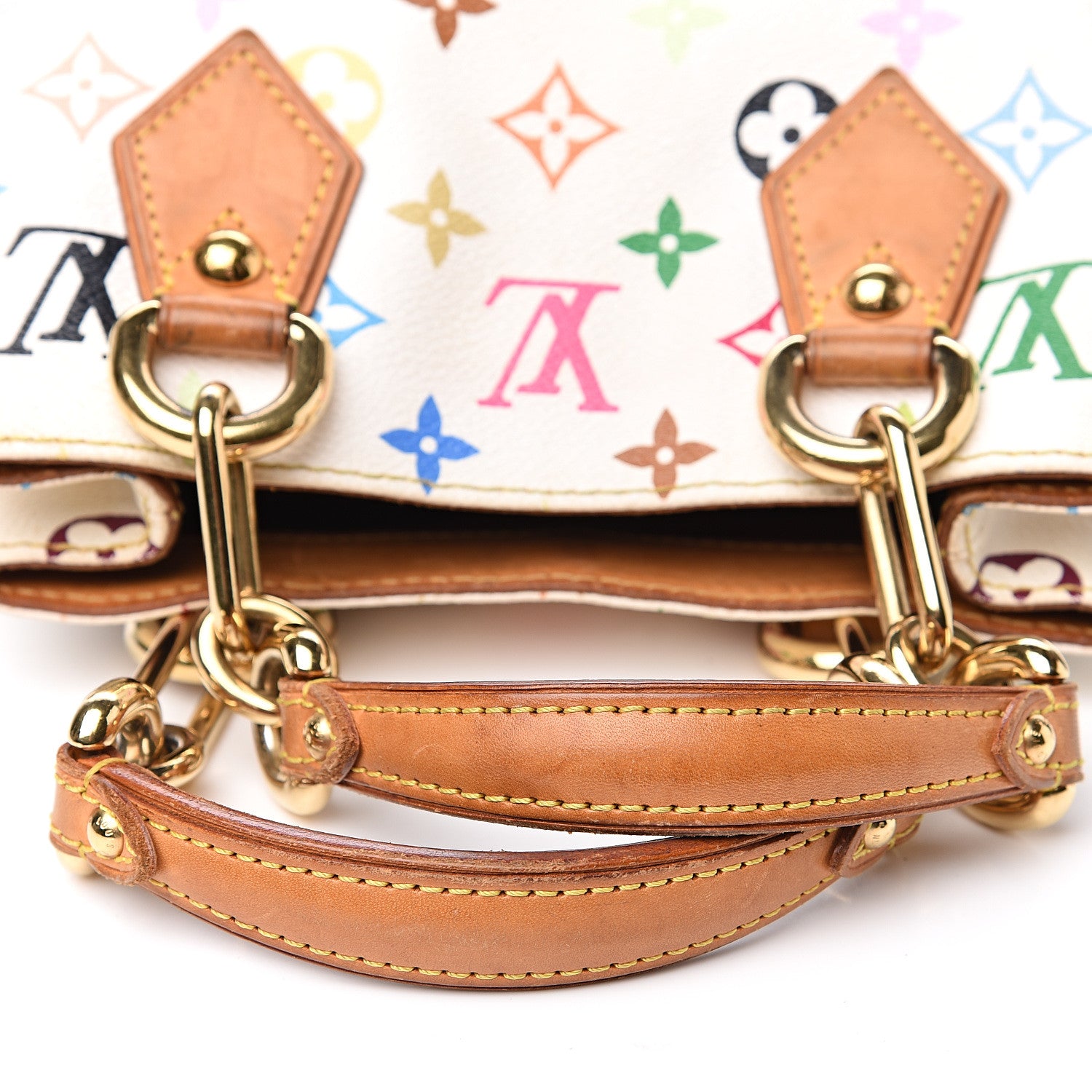 Louis Vuitton Monogram Multicolor Audra White 6 of 14