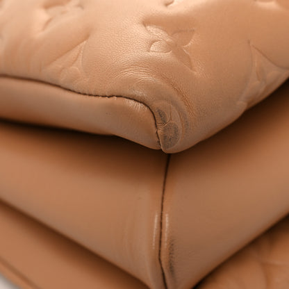 Louis Vuitton Lambskin Embossed Monogram Coussin PM Camel 10 of 11