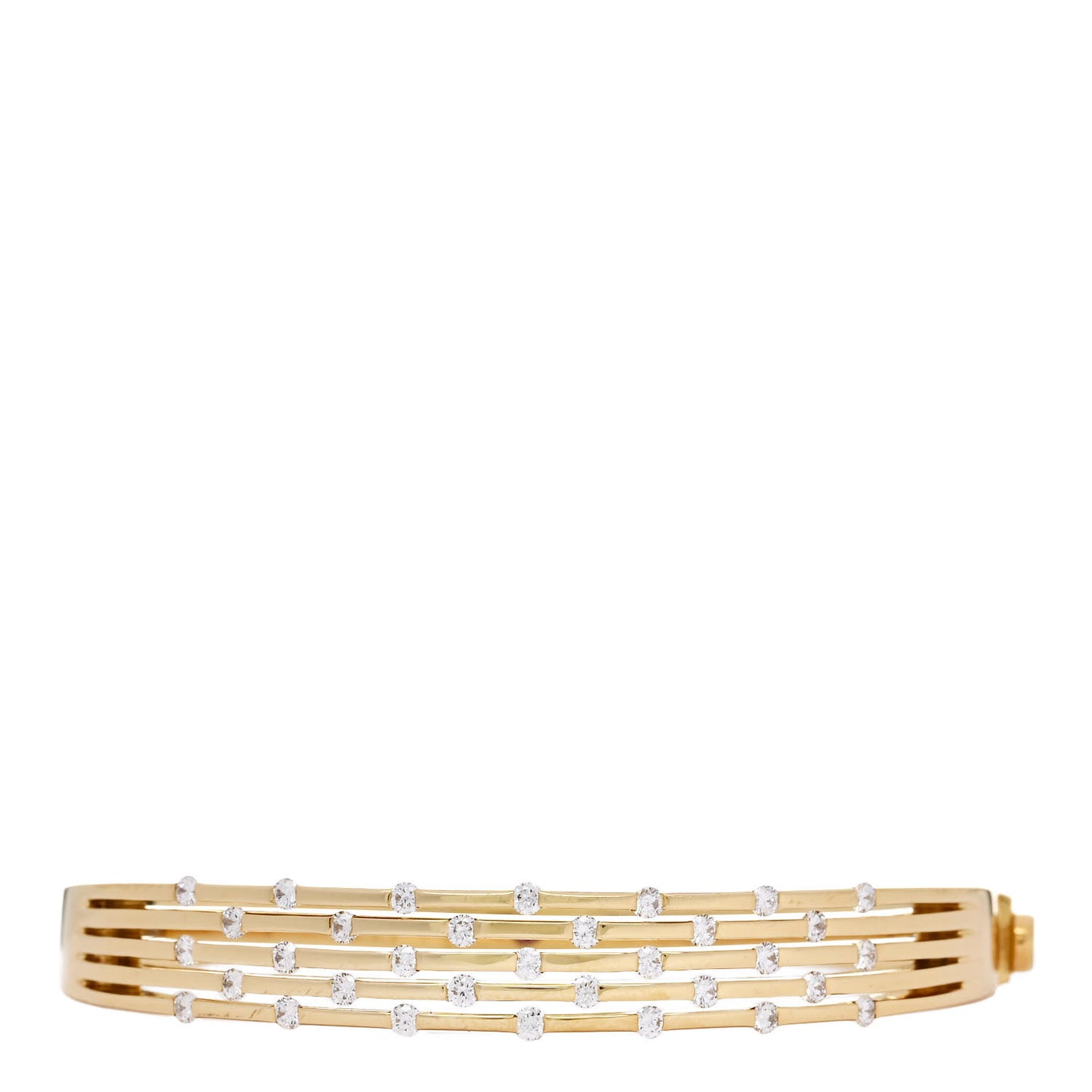 ROBERTO COIN 18K Yellow Gold Diamond 5 Row Bracelet