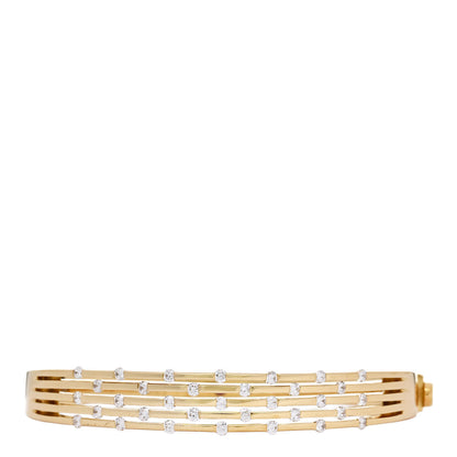 Roberto Coin ROBERTO COIN 18K Yellow Gold Diamond 5 Row Bracelet 1 of 4