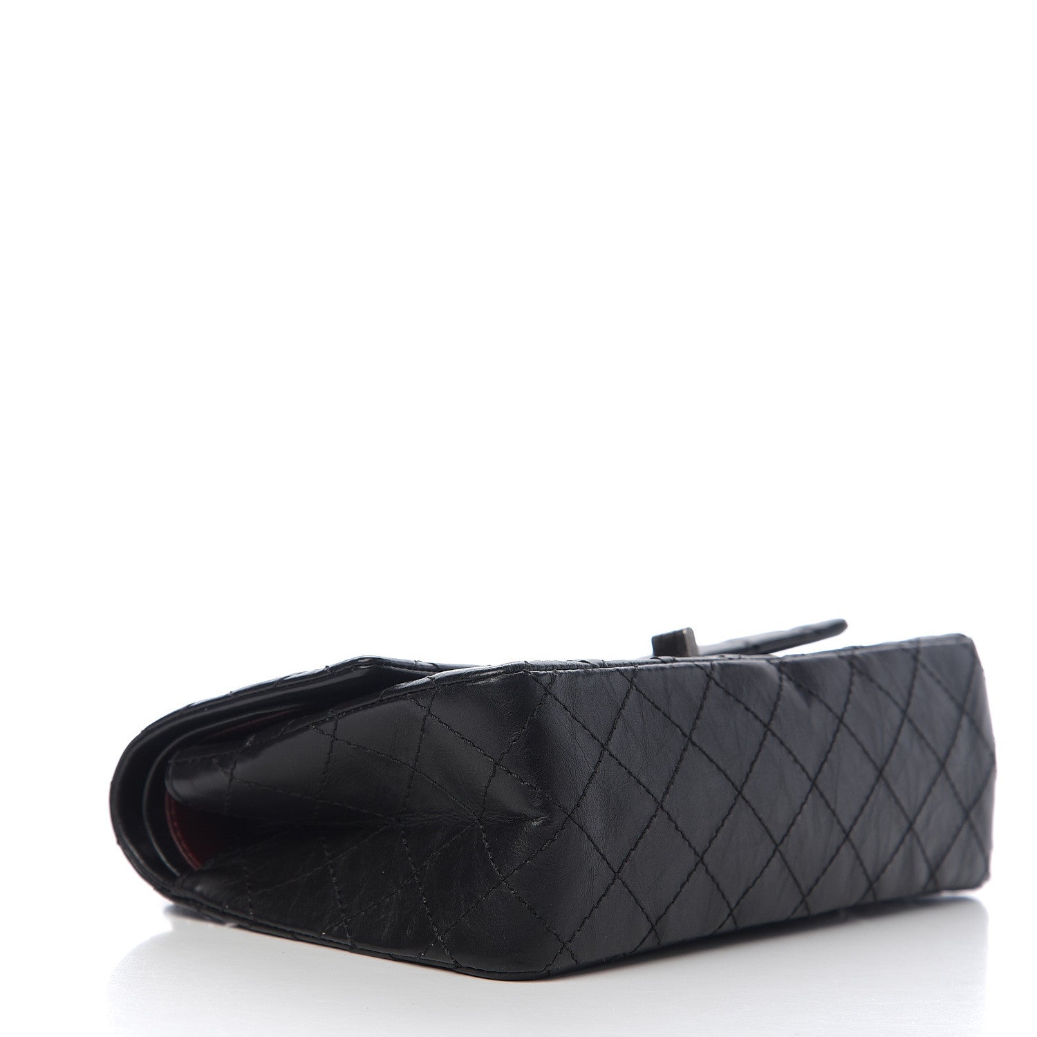 Chanel Aged Calfskin Quilted 2.55 Reissue 225 Flap Black 3 of 11