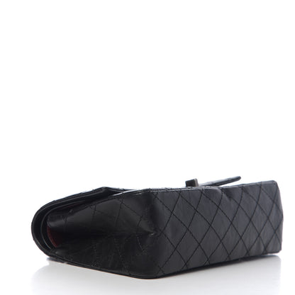 Chanel Aged Calfskin Quilted 2.55 Reissue 225 Flap Black 3 of 11