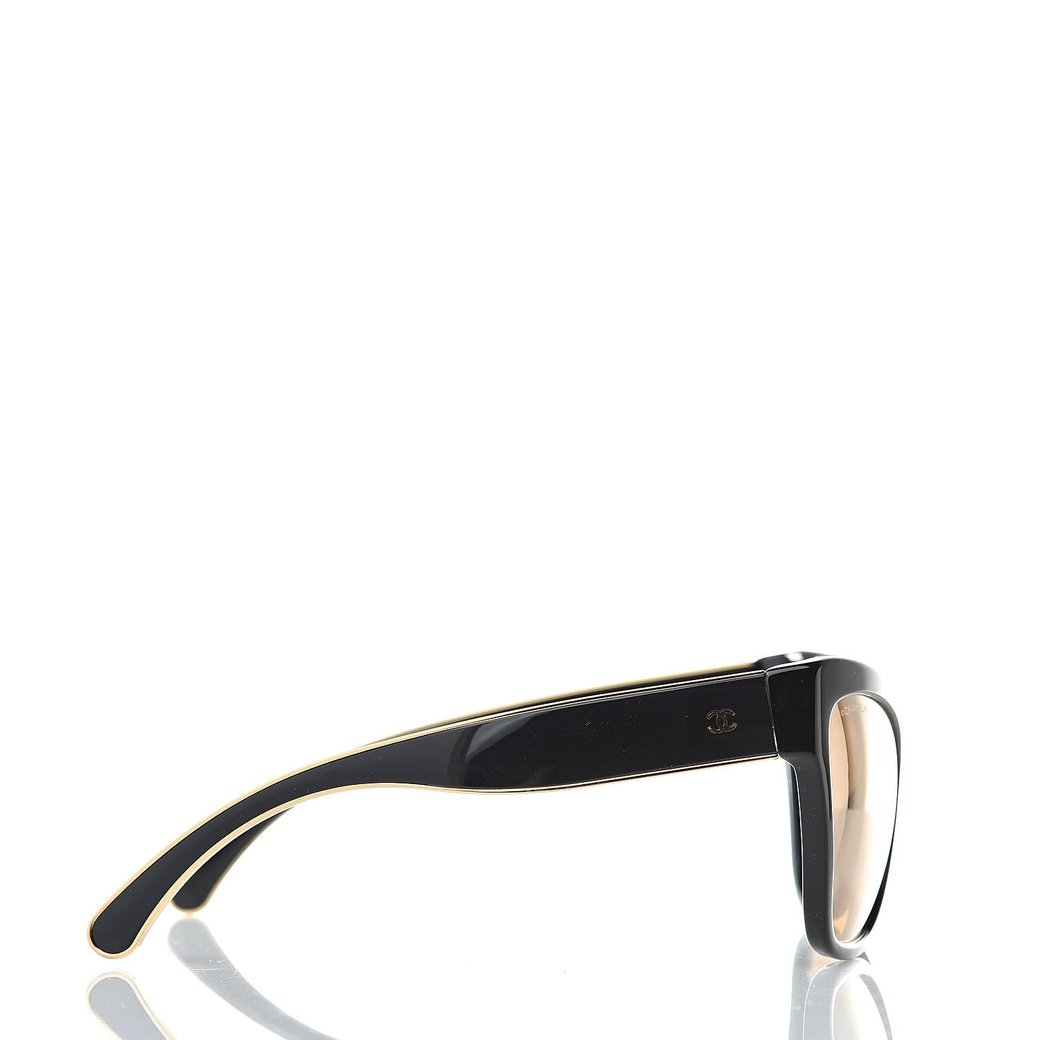 Chanel Acetate CC Cat Eye Sunglasses 5271 Black 3 of 7