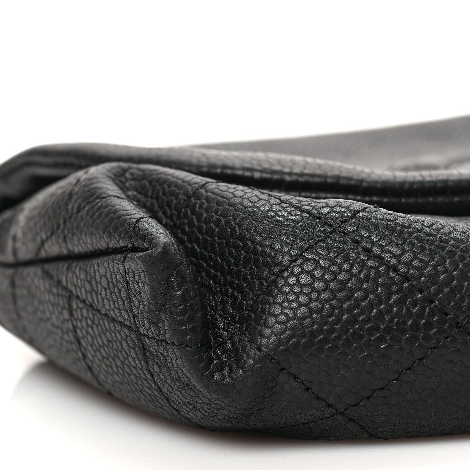Chanel Caviar Half Moon Wallet On Chain WOC Black 8 of 9