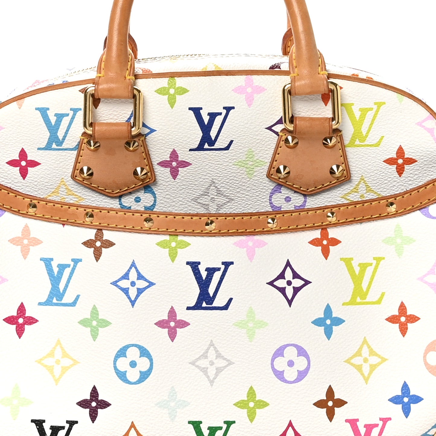 Monogram Multicolor Trouville White