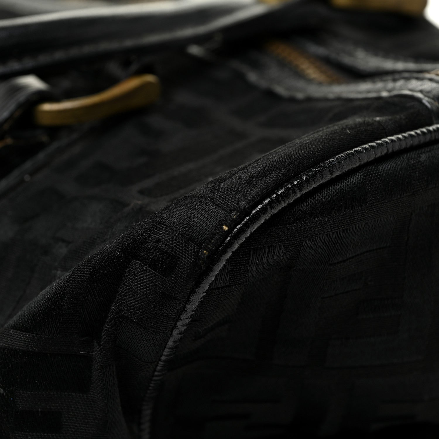 Fendi Canvas Zucca Bowler Black 33 of 37