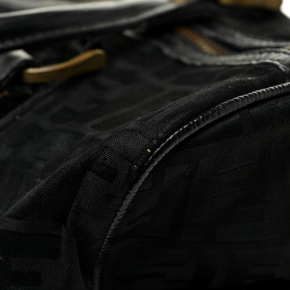 Fendi Canvas Zucca Bowler Black 33 of 37