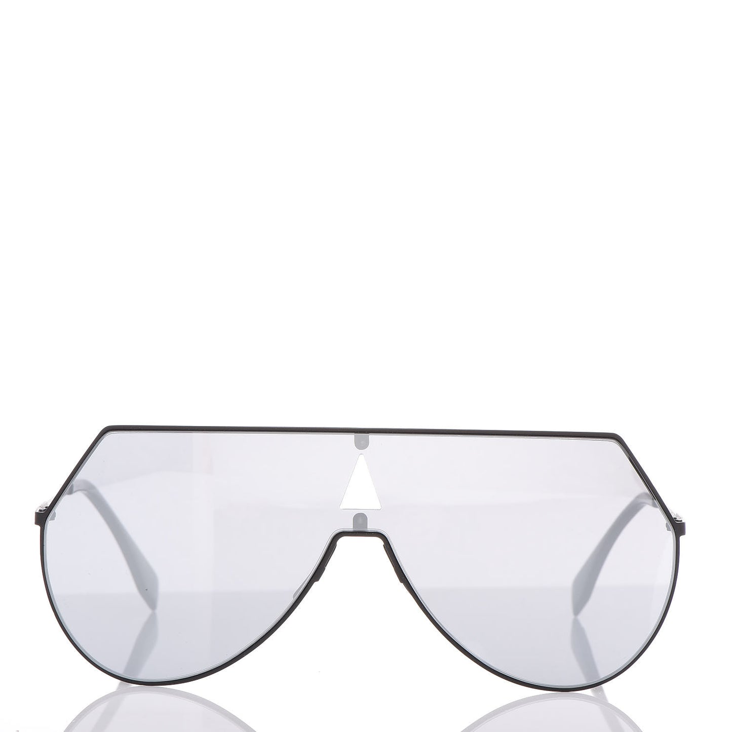 Metal Mirrored Eyeline Sunglasses FF 0193/S Black