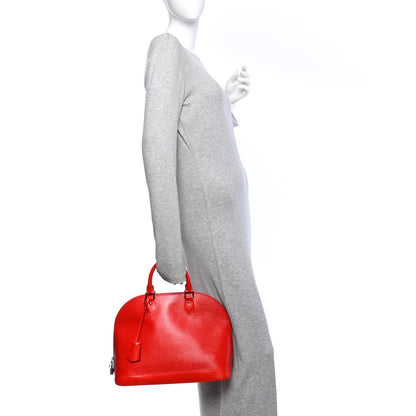 Louis Vuitton Epi Alma PM Coquelicot 2 of 10