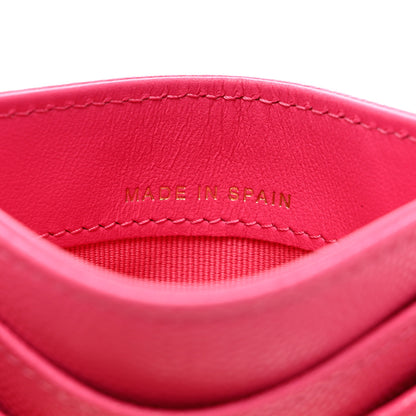 Chanel Caviar Quilted Card Holder Pink 7 of 8