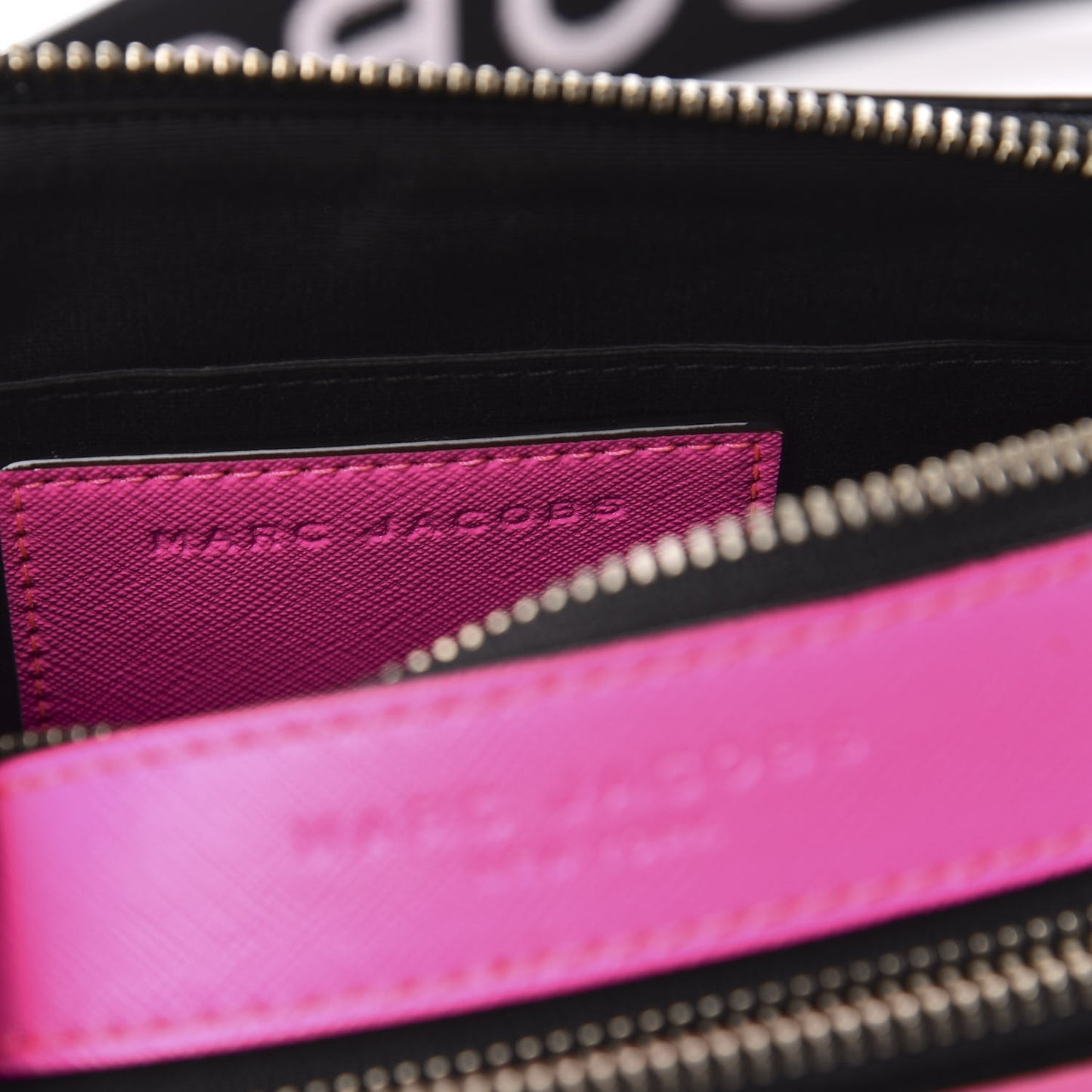 Saffiano Small Snapshot Camera Bag Pink