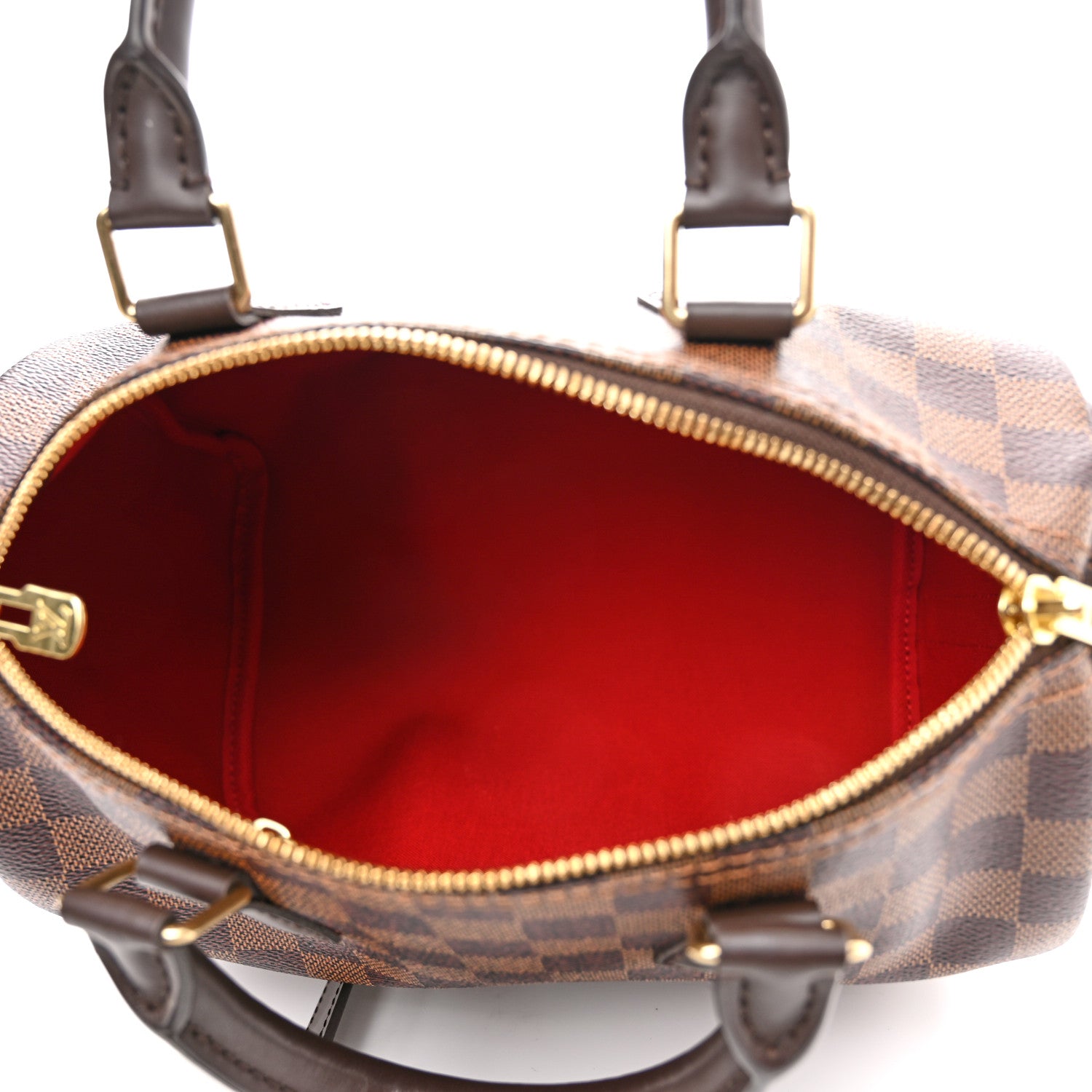 Louis Vuitton Damier Ebene Speedy Bandouliere 25 5 of 10