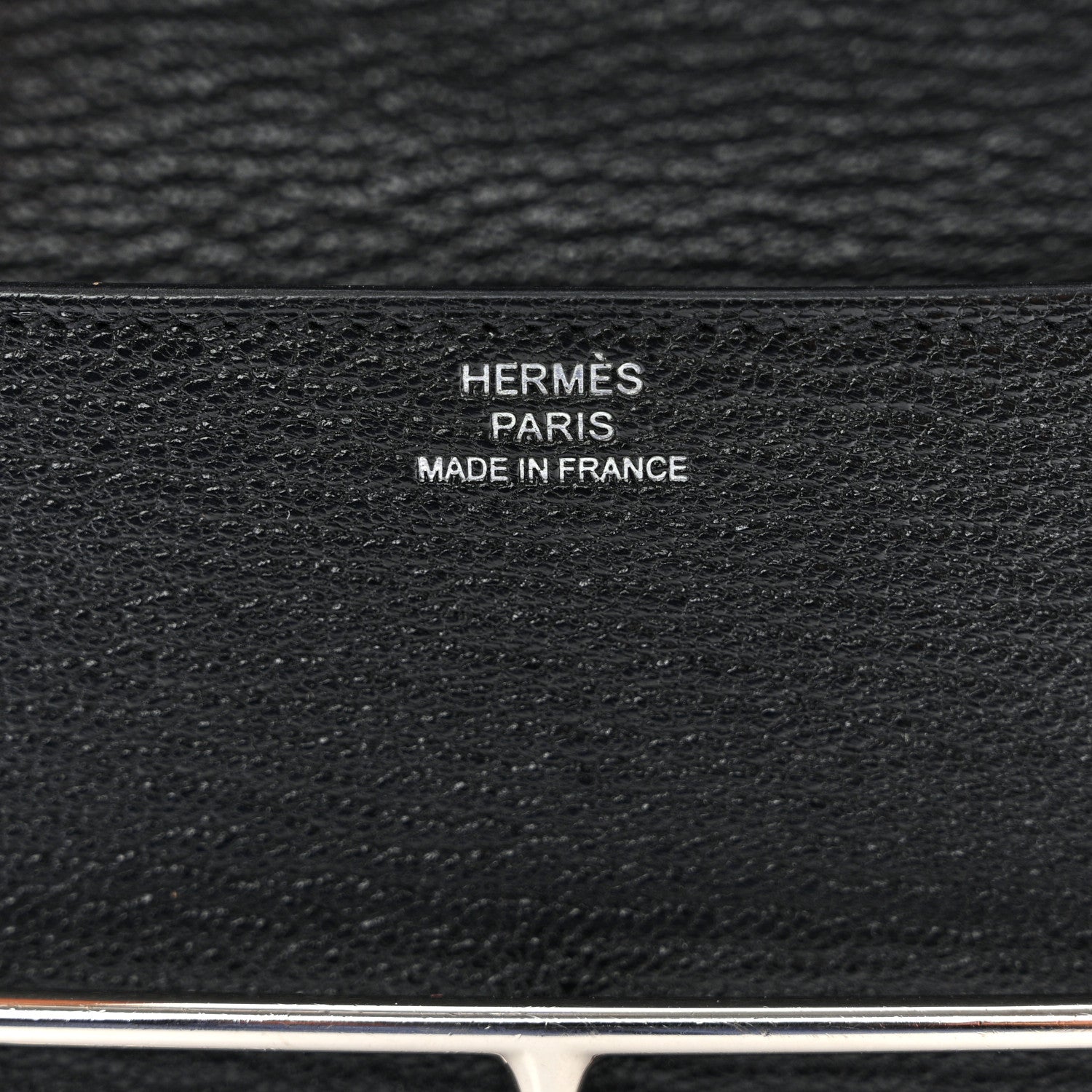 Hermes Chevre Mysore Roulis Slim Wallet Black 8 of 12