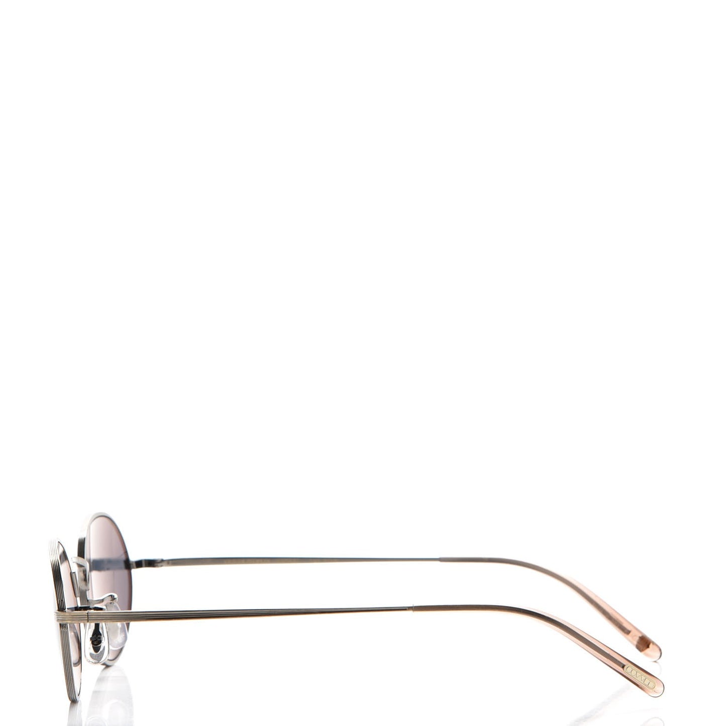 The Row Empire Suite Oval Sunglasses Pewter Black