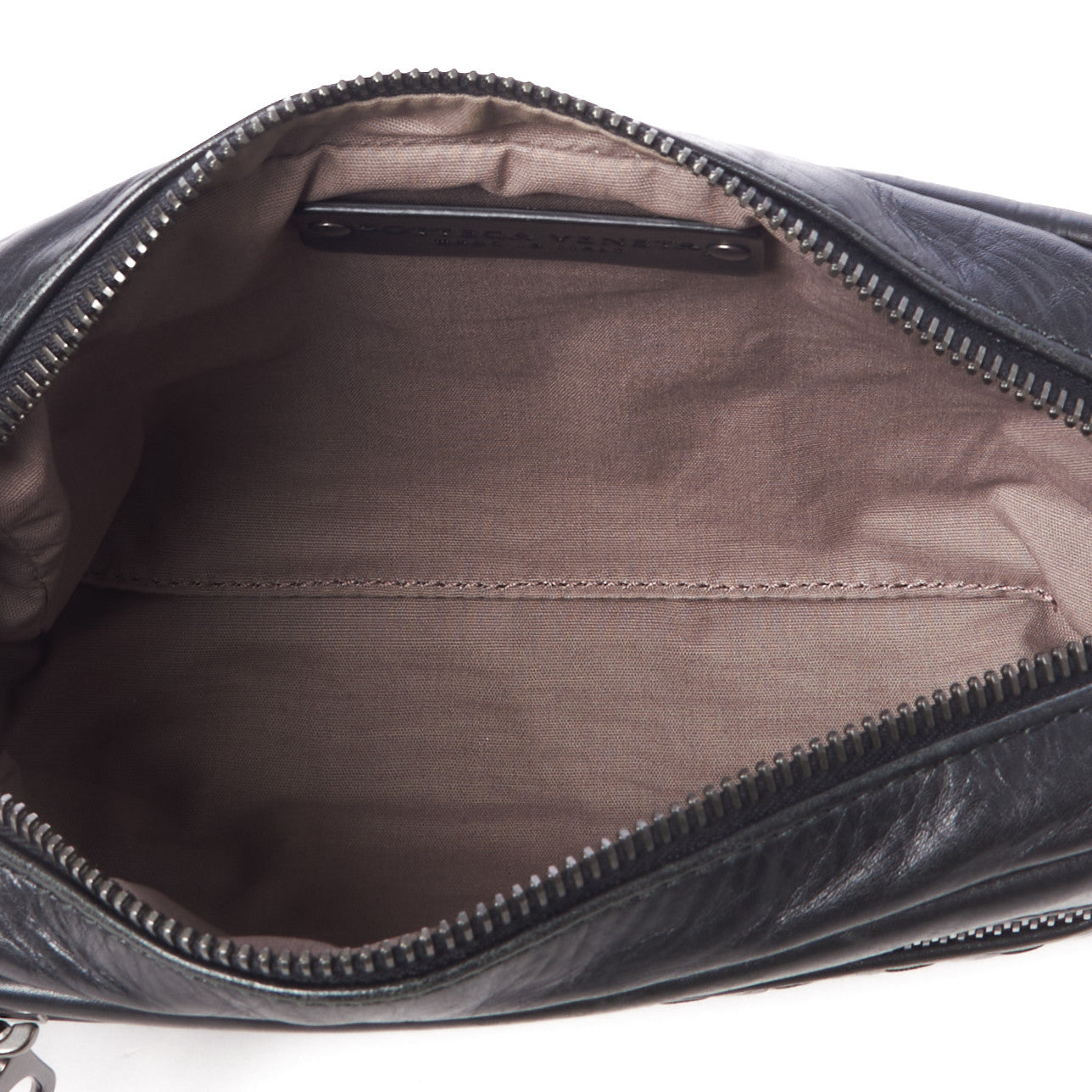 Bottega Veneta Calfskin Intrecciato Belt Bag Black 7 of 8