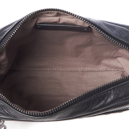 Bottega Veneta Calfskin Intrecciato Belt Bag Black 7 of 8