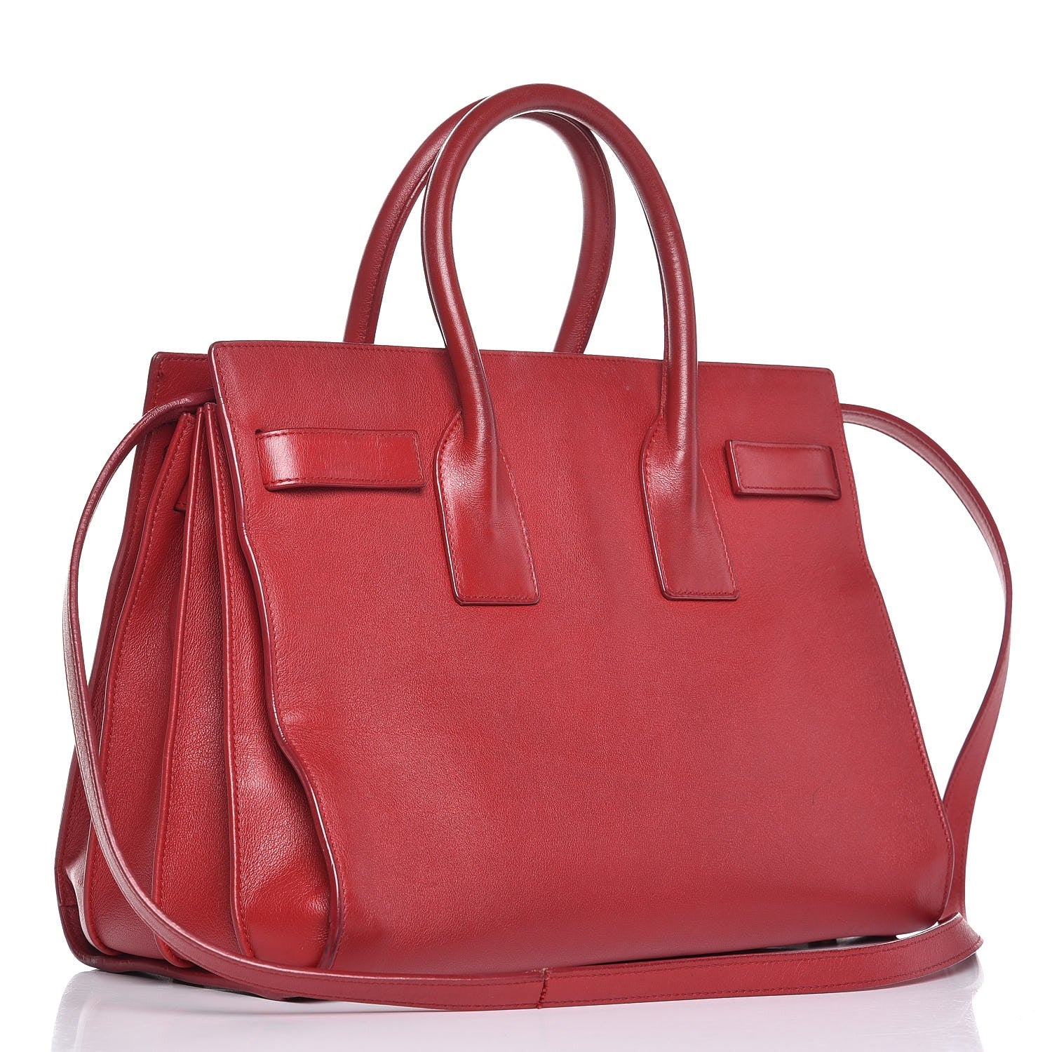 Saint Laurent Calfskin Small Sac De Jour Rouge Orient 4 of 31