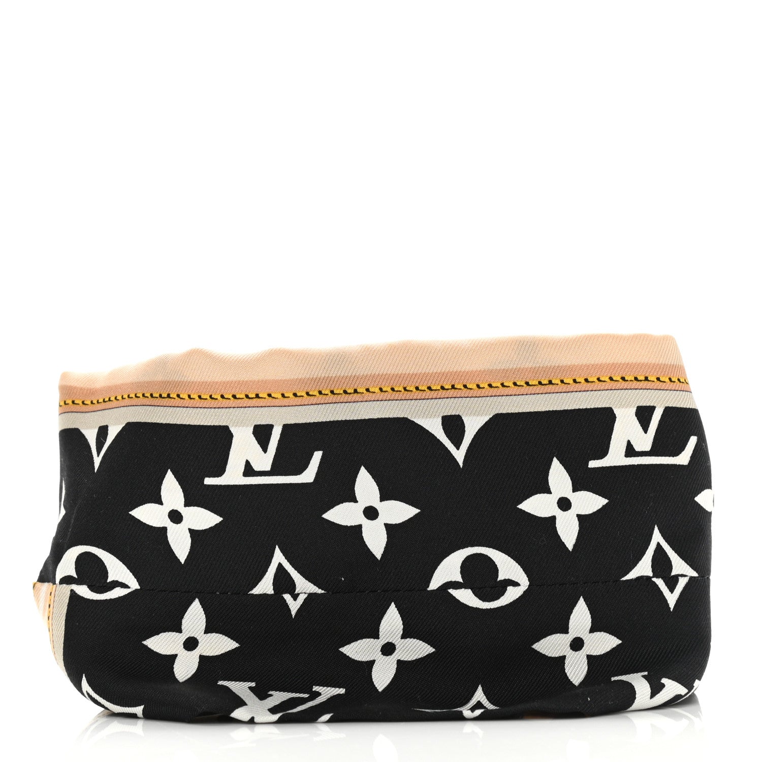 Louis Vuitton Silk Vachetta Monogram Confidential 30mm Belt 75 30 Black 2 of 4