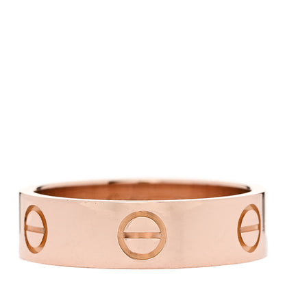 Cartier 18K Pink Gold 5.5mm LOVE Ring 56 7.75 1 of 4