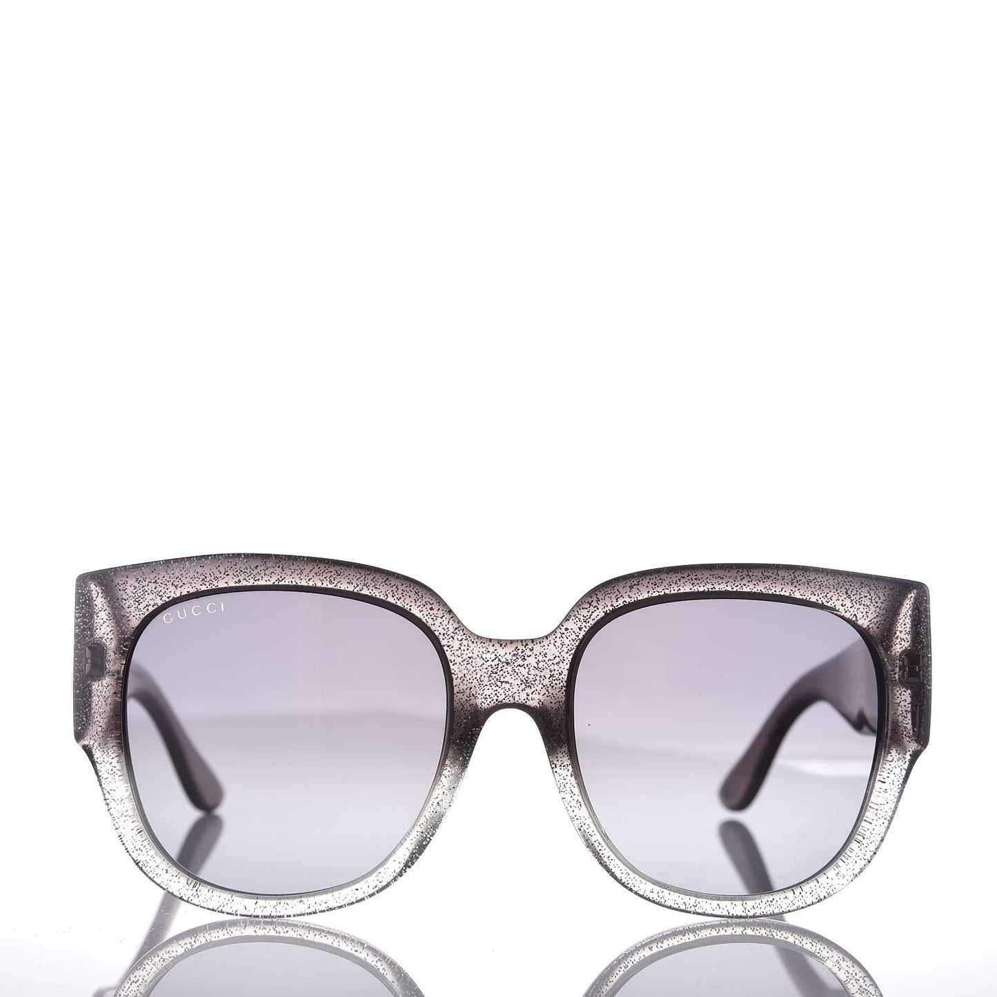 Glitter Square Optyl Sunglasses 3814/S Gray Silver