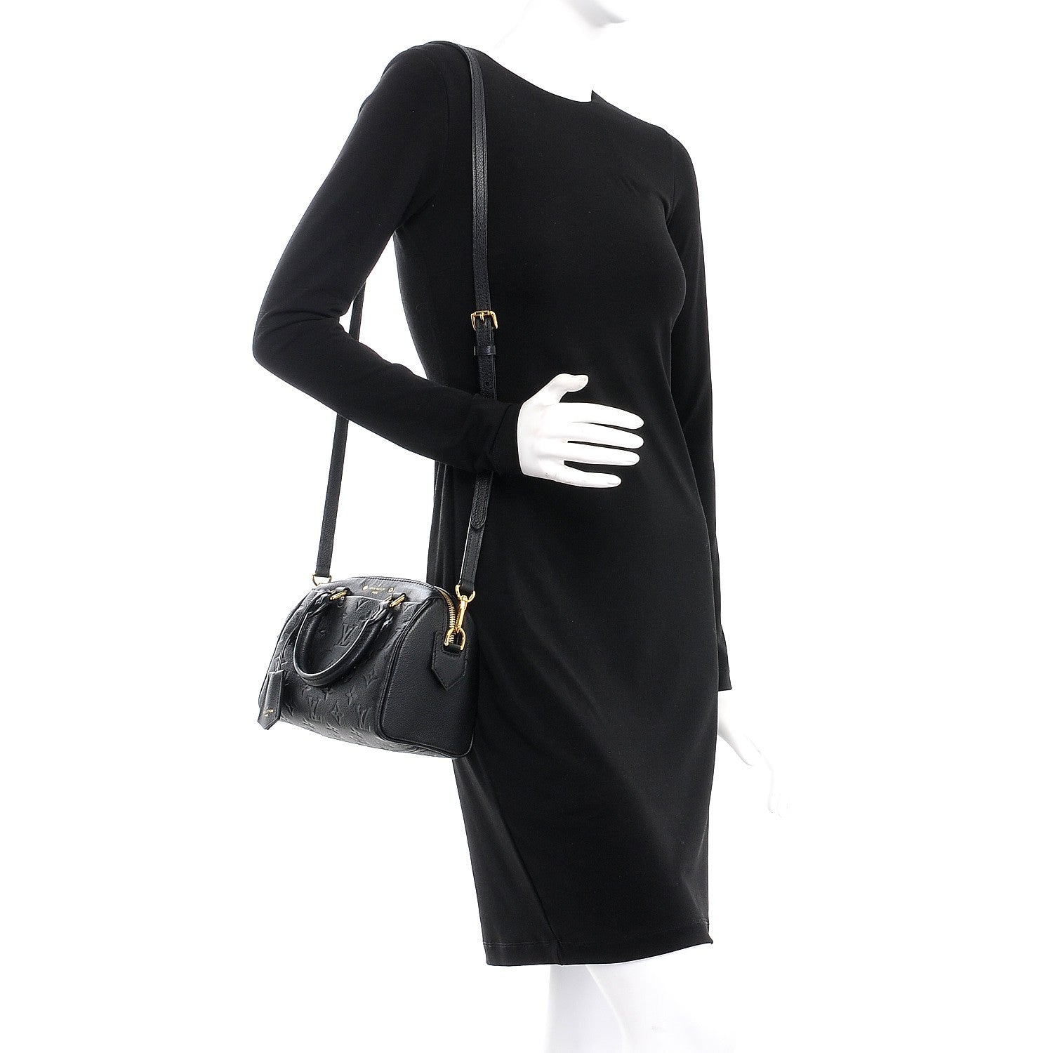 Louis Vuitton Empreinte Speedy Bandouliere 20 NM Black 2 of 8