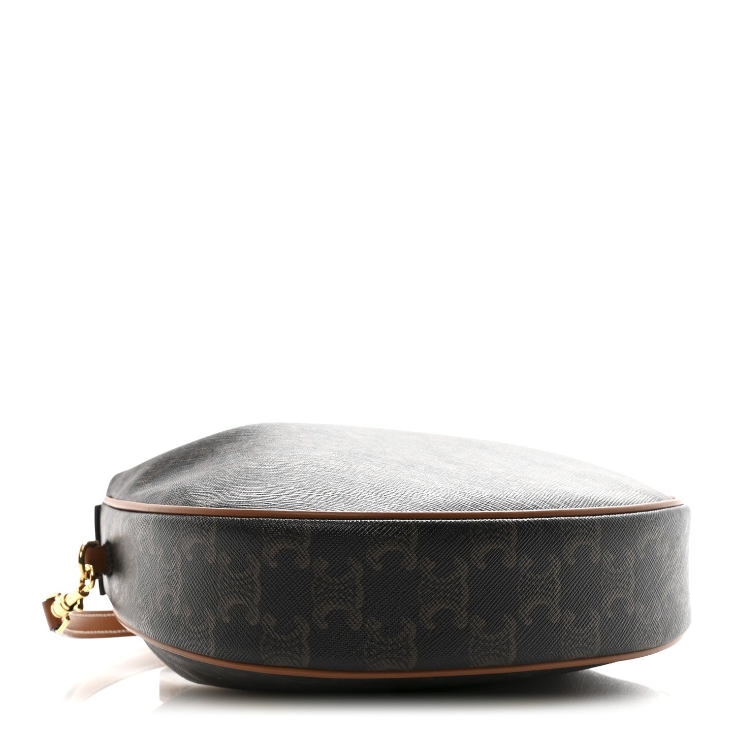 Triomphe Canvas Calfskin Teen Lulu Shoulder Bag Tan
