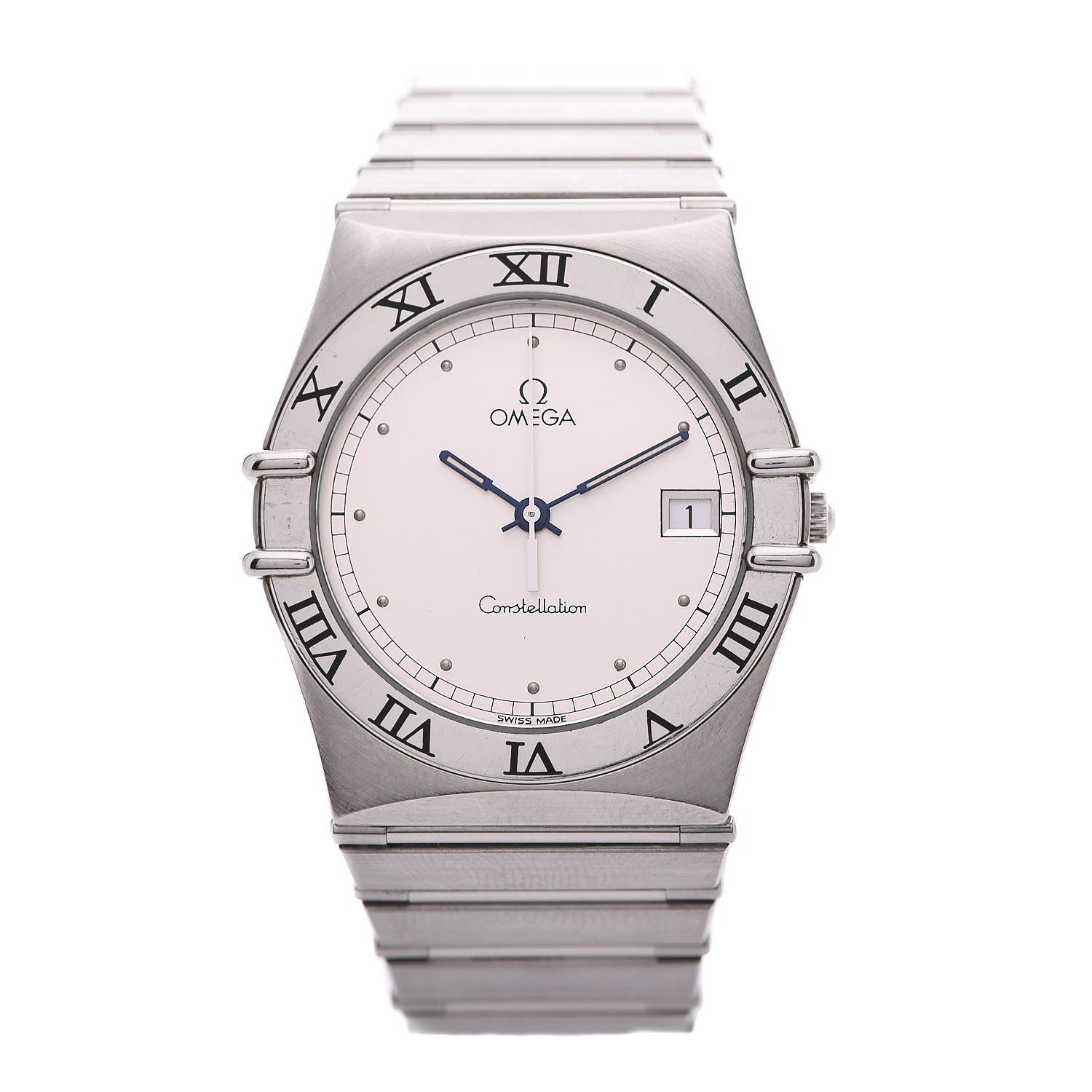 Omega Stainless Steel 33mm Constellation Quartz Watch White 396.1076 1 of 8