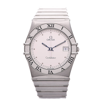 Omega Stainless Steel 33mm Constellation Quartz Watch White 396.1076 1 of 8