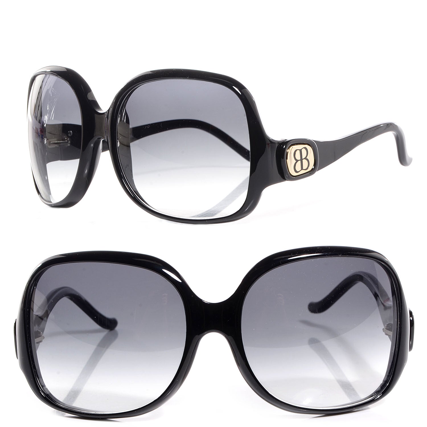 Balenciaga Oversized Sunglasses 0008S Black 1 of 6