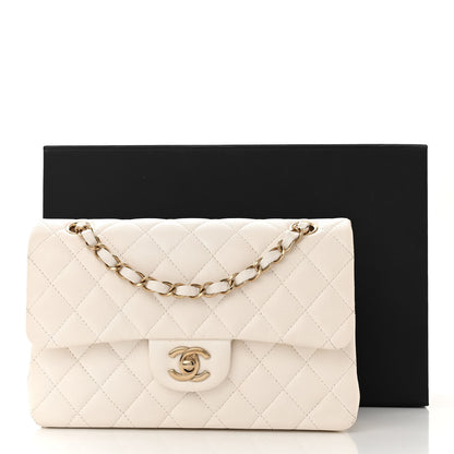 Chanel Caviar Quilted Small Double Flap White 15 of 15