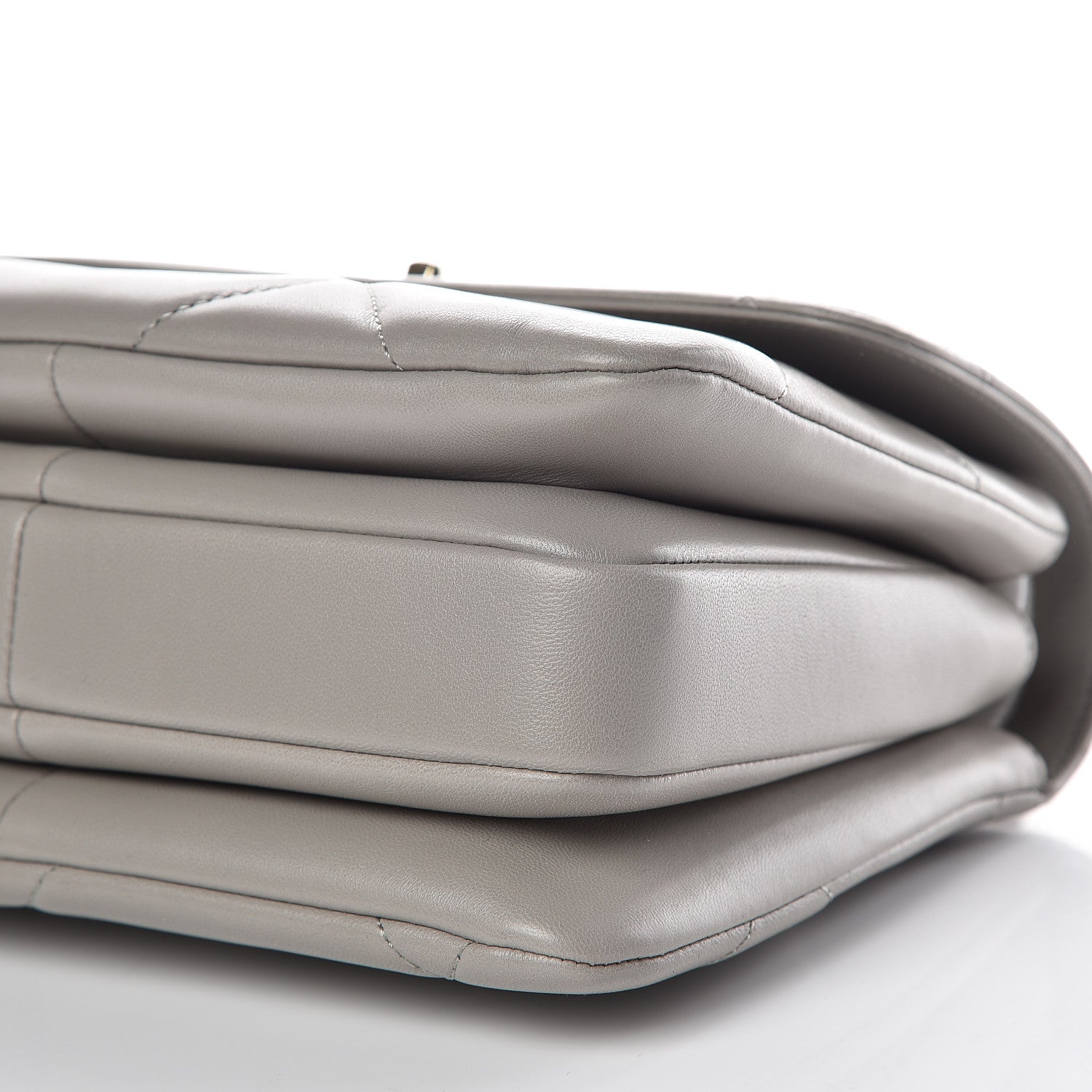 Chanel Lambskin Quilted Small Trendy CC Top Handle Flap Grey 6 of 8