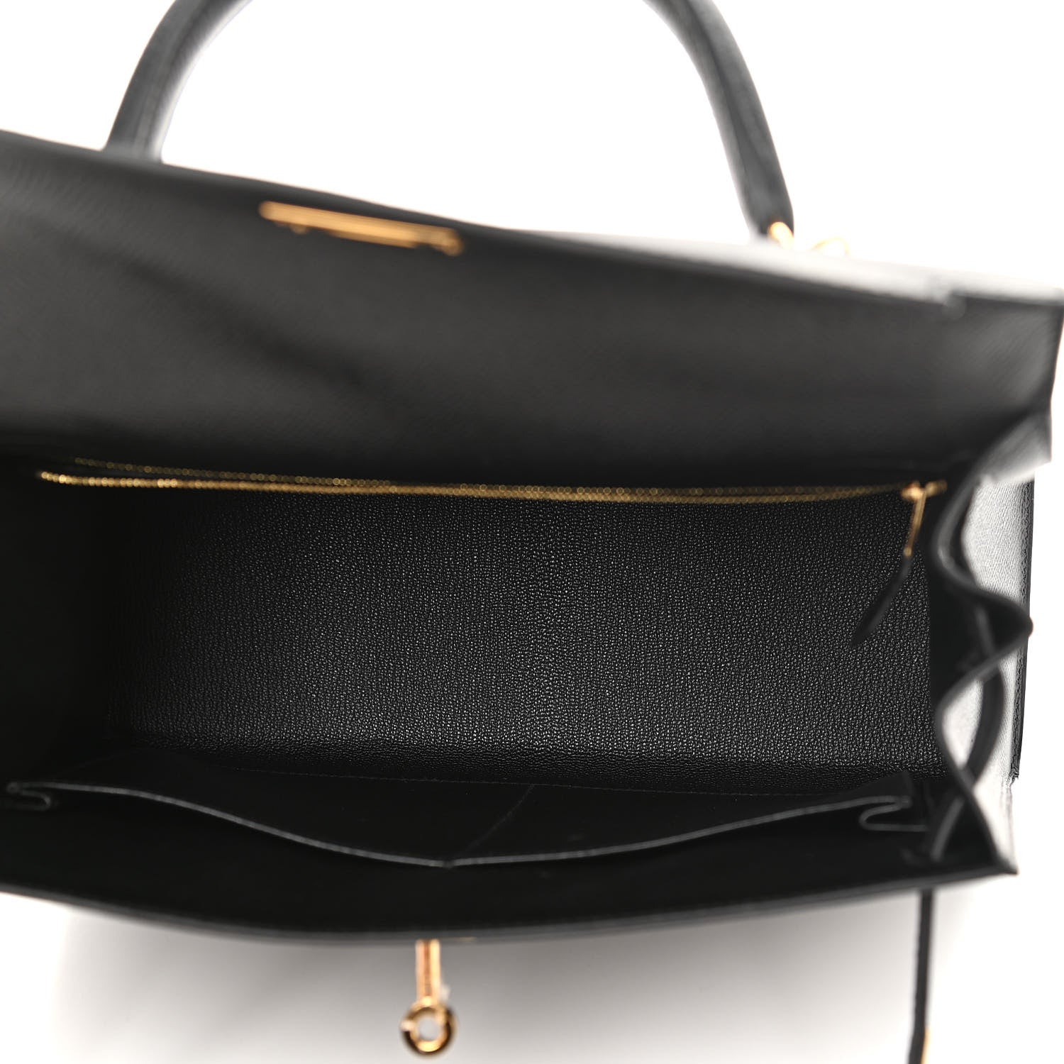 Hermes Epsom Kelly Sellier 28 Black 5 of 11