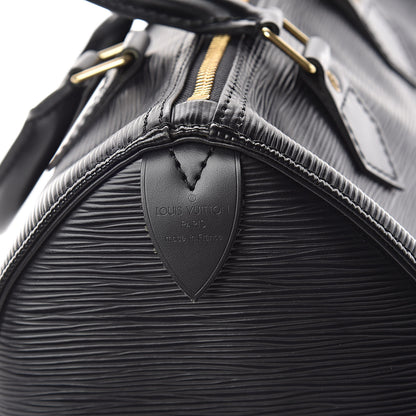 Louis Vuitton Epi Speedy 25 Black 7 of 10