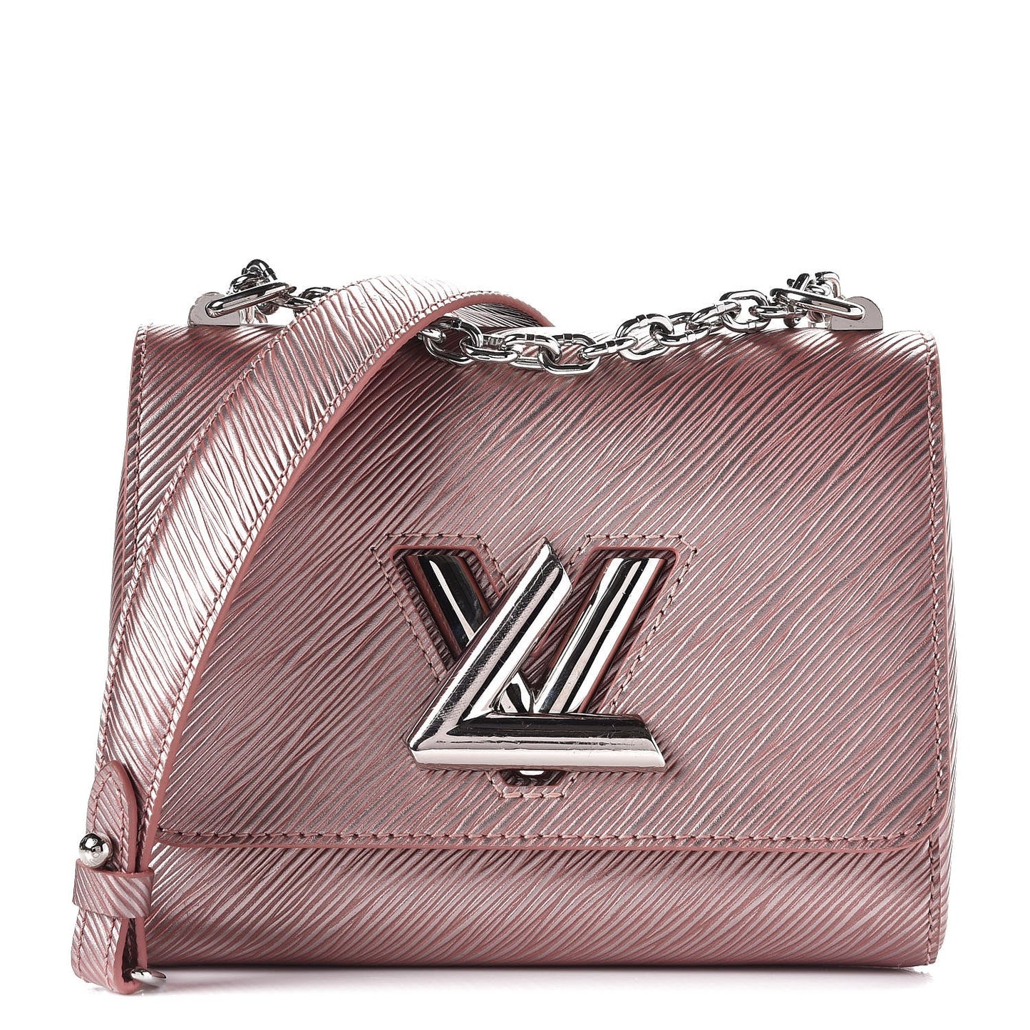 Epi Twist Shoulder Bag PM Rose Gold