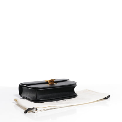 Celine Goatskin Medium Classic Box Flap Bag Black 4 of 8