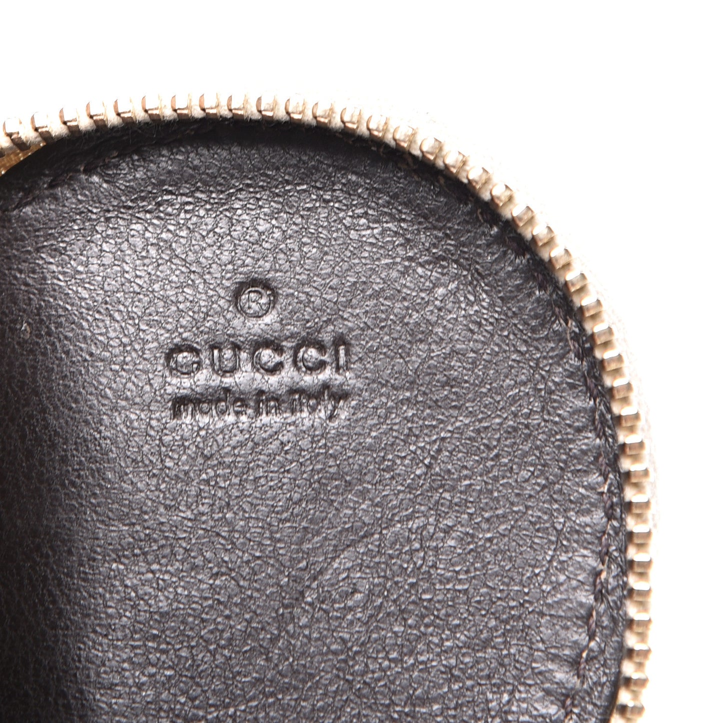 Guccissima Heart Coin Purse White